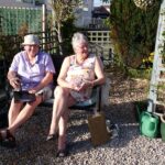 Couple bingo outside