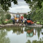 Wyre Vale pond construction